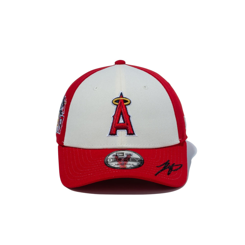 9FORTY Shohei Ohtani American League MVP & Home Runs Leaders ロサンゼルス・エンゼルス スカーレット / クロームホワイト - 14339785-OSFM | NEW ERA ニューエラ公式オンラインストア