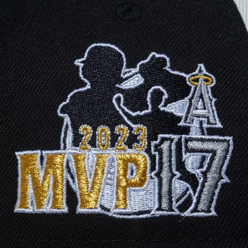 9FORTY Shohei Ohtani American League MVP & Home Runs Leaders ロサンゼルス・エンゼルス ブラック / クロームホワイト - 14339786-OSFM | NEW ERA ニューエラ公式オンラインストア