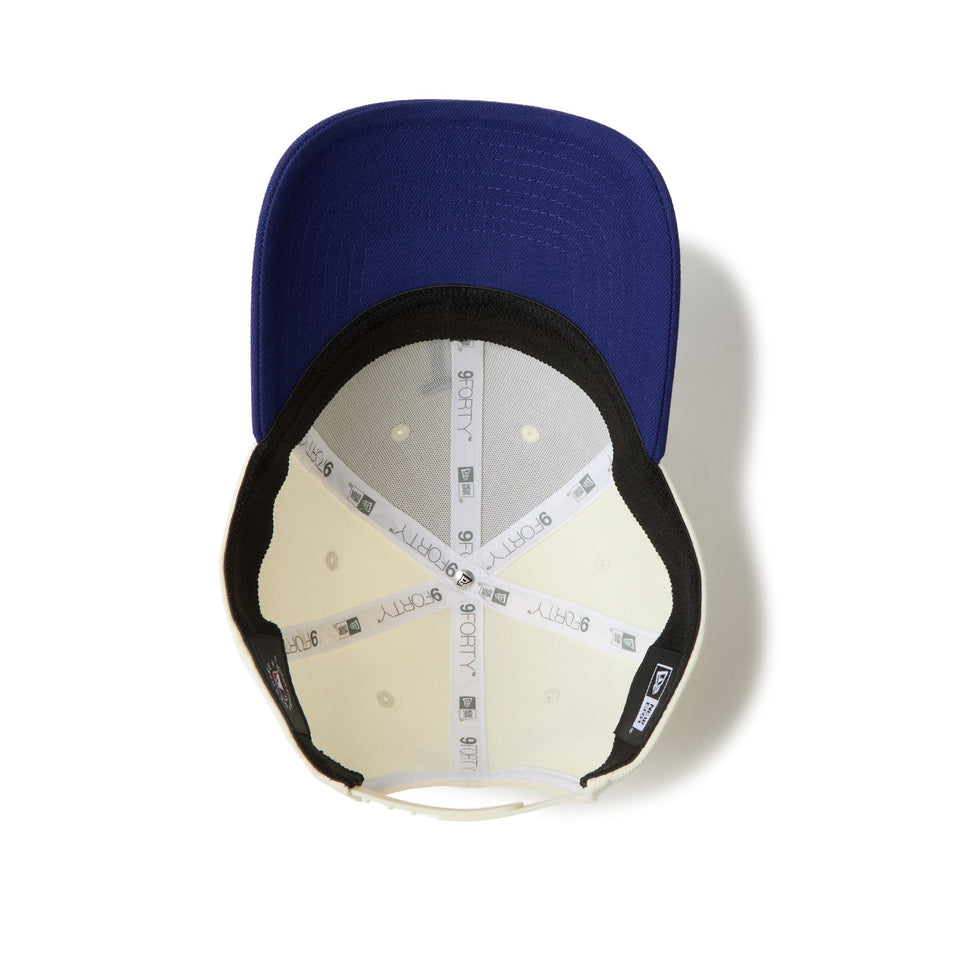 9FORTY ストレッチスナップ Stretch Series ロサンゼルス・ドジャース クローム ダークロイヤルバイザー - 14667834 - OSFM | NEW ERA ニューエラ公式オンラインストア