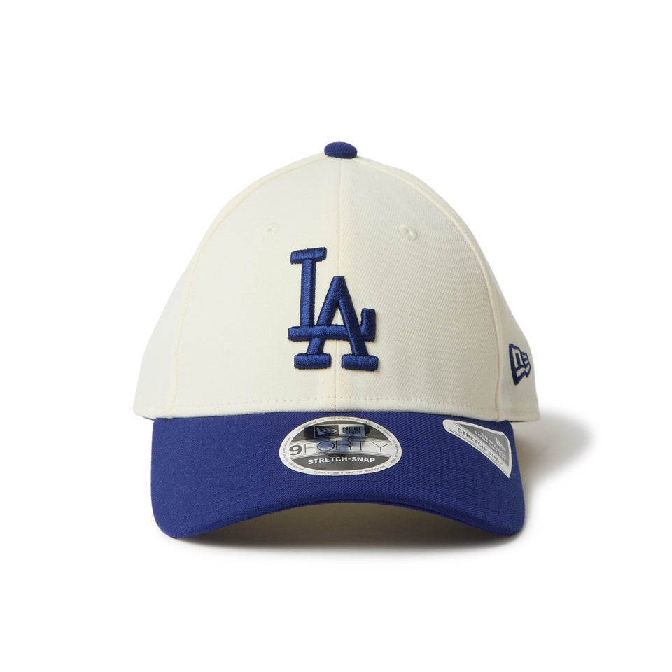 9FORTY ストレッチスナップ Stretch Series ロサンゼルス・ドジャース クローム ダークロイヤルバイザー - 14667834 - OSFM | NEW ERA ニューエラ公式オンラインストア