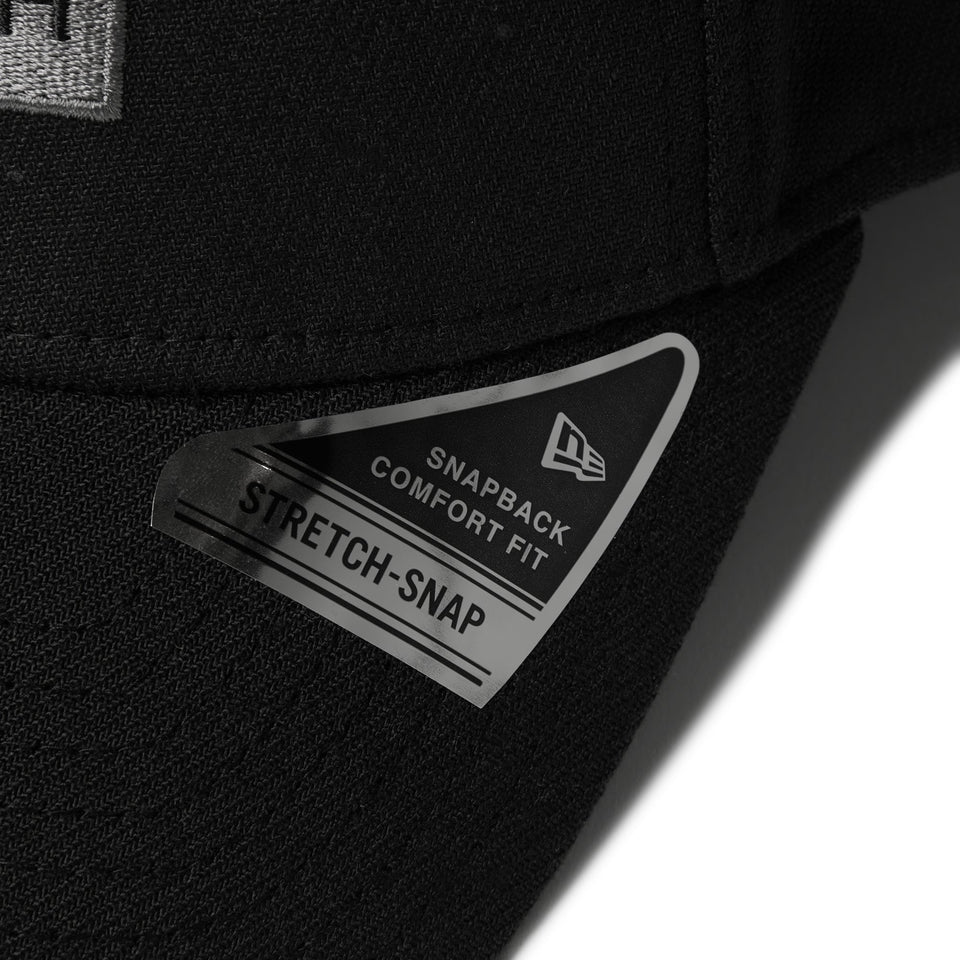 9FORTY ストレッチスナップ Stretch Series ボックスロゴ ブラック - 14667835 - OSFM | NEW ERA ニューエラ公式オンラインストア