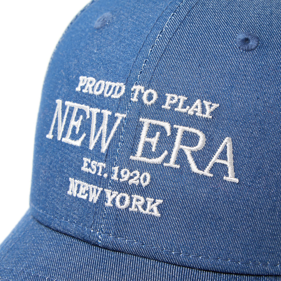 9FORTY Sustainable Denim ECOPET ライトネイビー | ゴルフ - 14669073 - OSFM | NEW ERA ニューエラ公式オンラインストア
