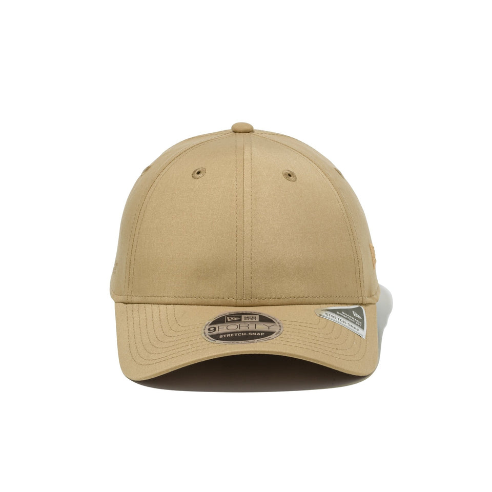 9FORTY ストレッチスナップ TASLAN DRYERA Fabric Series ベーシック カーキ - 14861100 - OSFM | NEW ERA ニューエラ公式オンラインストア