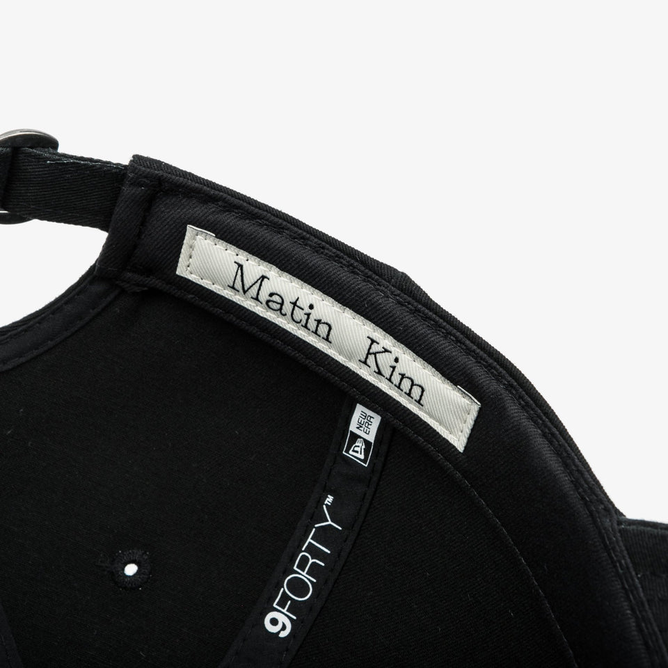 9FORTY Unstructured Matin Kim ブラック - 14467989 - OSFM | NEW ERA ニューエラ公式オンラインストア