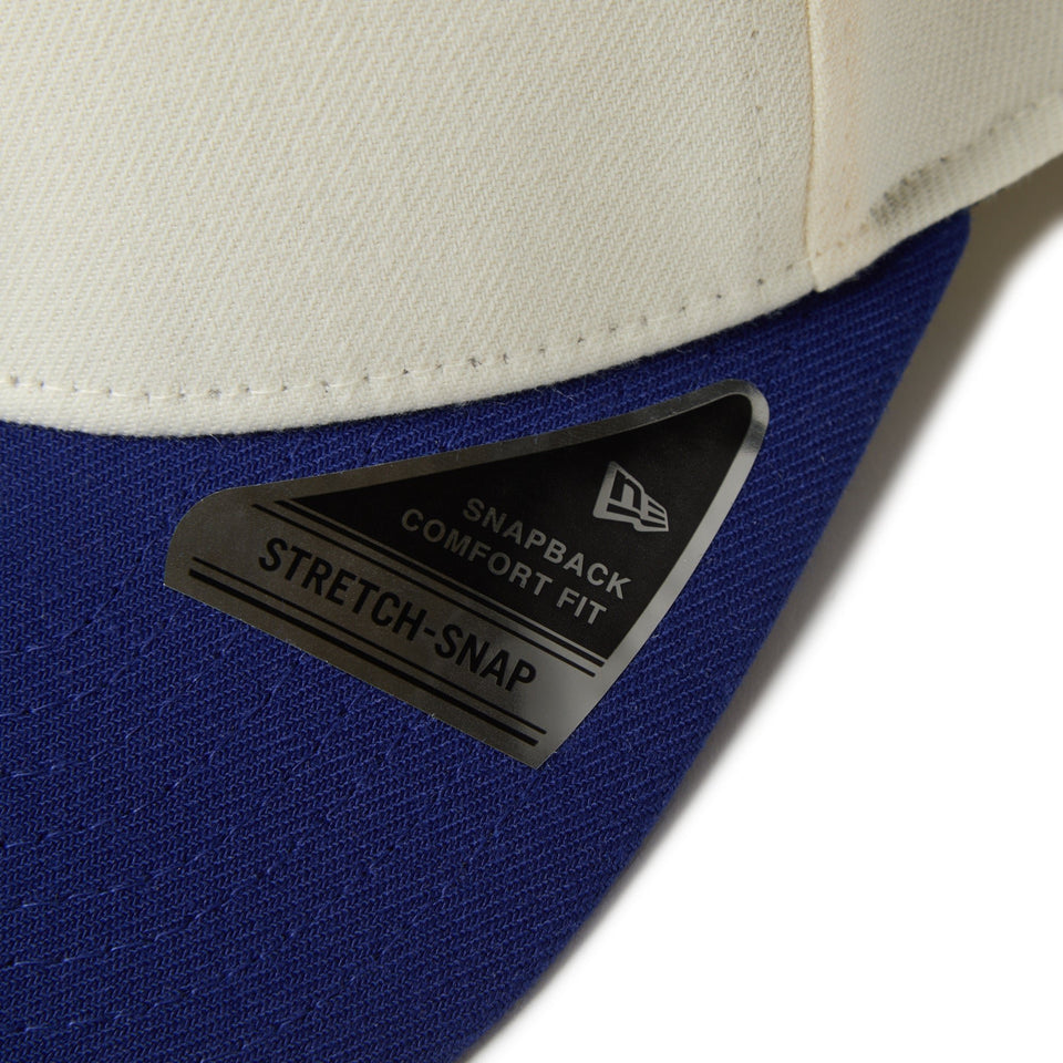 9SEVENTY ストレッチスナップ Stretch Series ロサンゼルス・ドジャース クローム ダークロイヤルバイザー - 14667781 - SM | NEW ERA ニューエラ公式オンラインストア