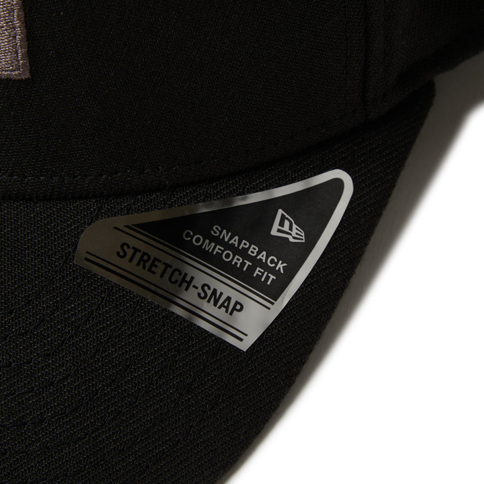9SEVENTY ストレッチスナップ Stretch Series ボックスロゴ ブラック - 14667782 - SM | NEW ERA ニューエラ公式オンラインストア