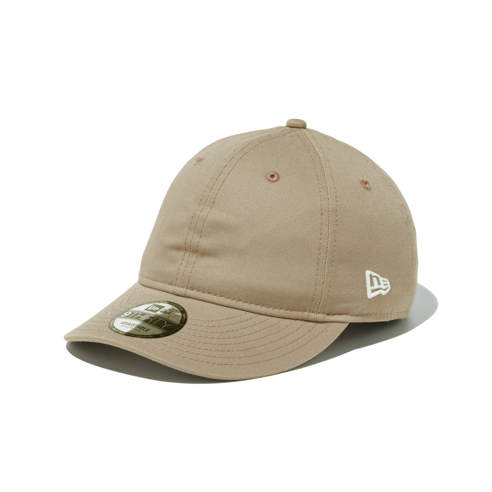 9THIRTY ベーシック ノンウォッシュコットン ペブル × ホワイト