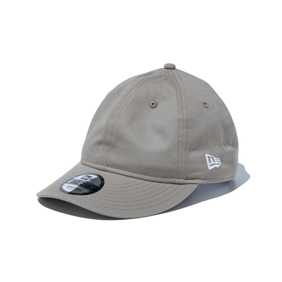 9THIRTY ベーシック ノンウォッシュコットン ペブル × ホワイト