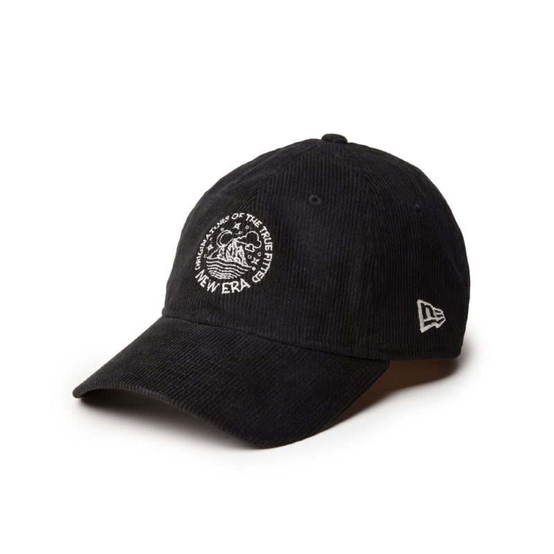 9THIRTY Corduroy Circle Logo ブラック | アウトドア