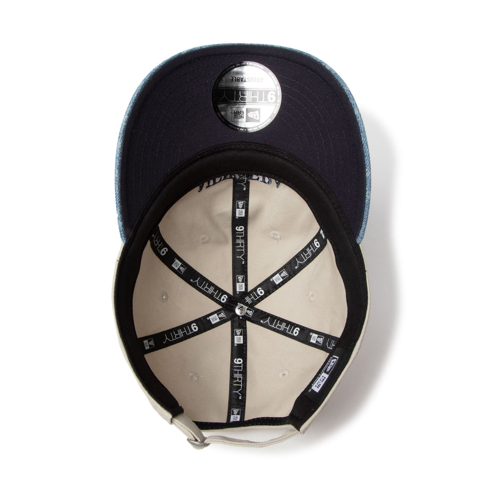 9THIRTY Denim Monogram NEW ERA ストーン ウォッシュドデニム