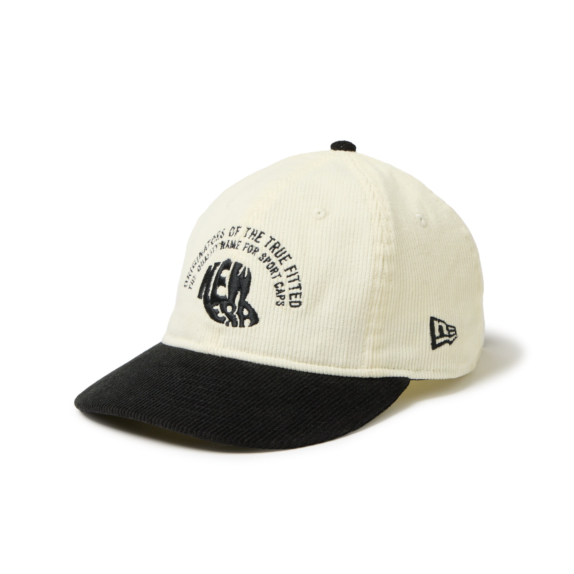 9THIRTY Micro Corduroy キャップロゴ クローム ブラック