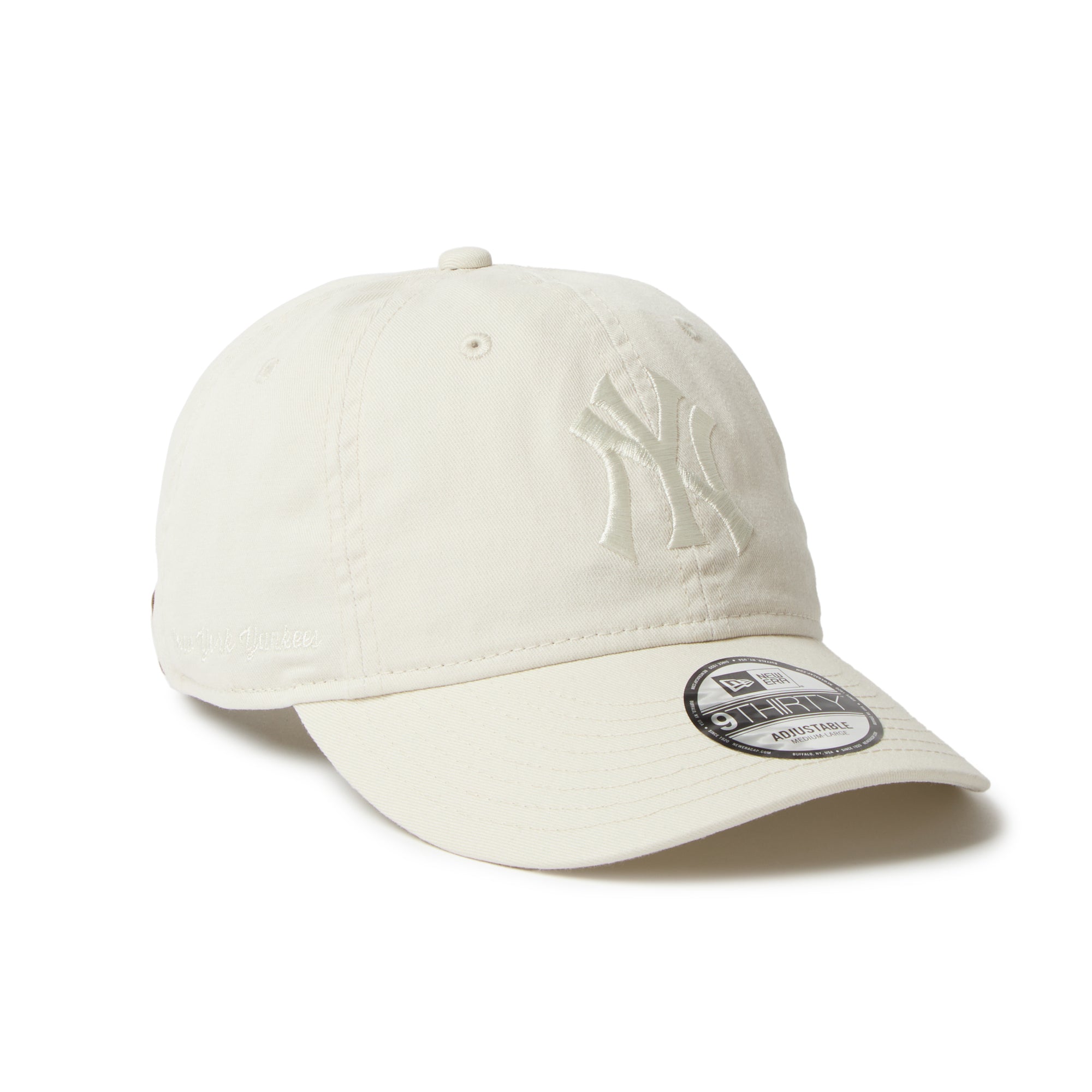 ニューエラ 9FORTYRhinestone ヤンキース　アイボリー新品 9FORTY MLB Color Custom ニューヨーク・ヤンキース ストーン