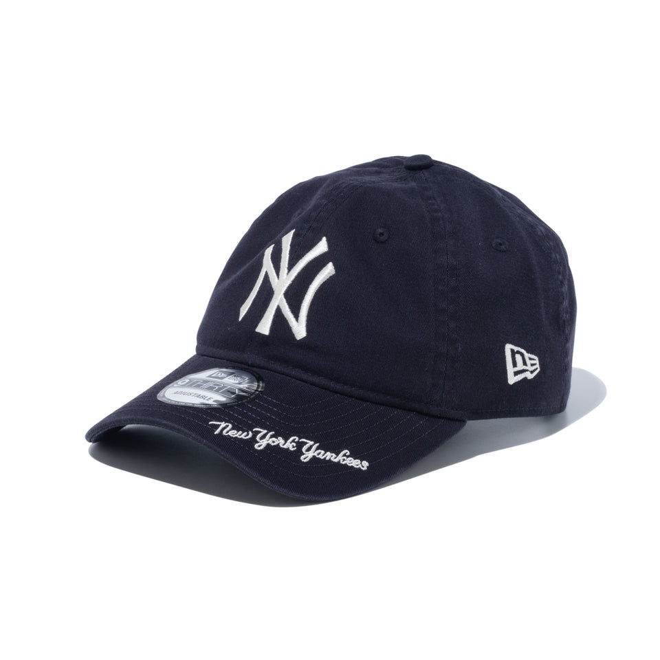 9THIRTY MLB Visor Logo ニューヨーク・ヤンキース ネイビー - 14109762-OSFM | NEW ERA ニューエラ公式オンラインストア