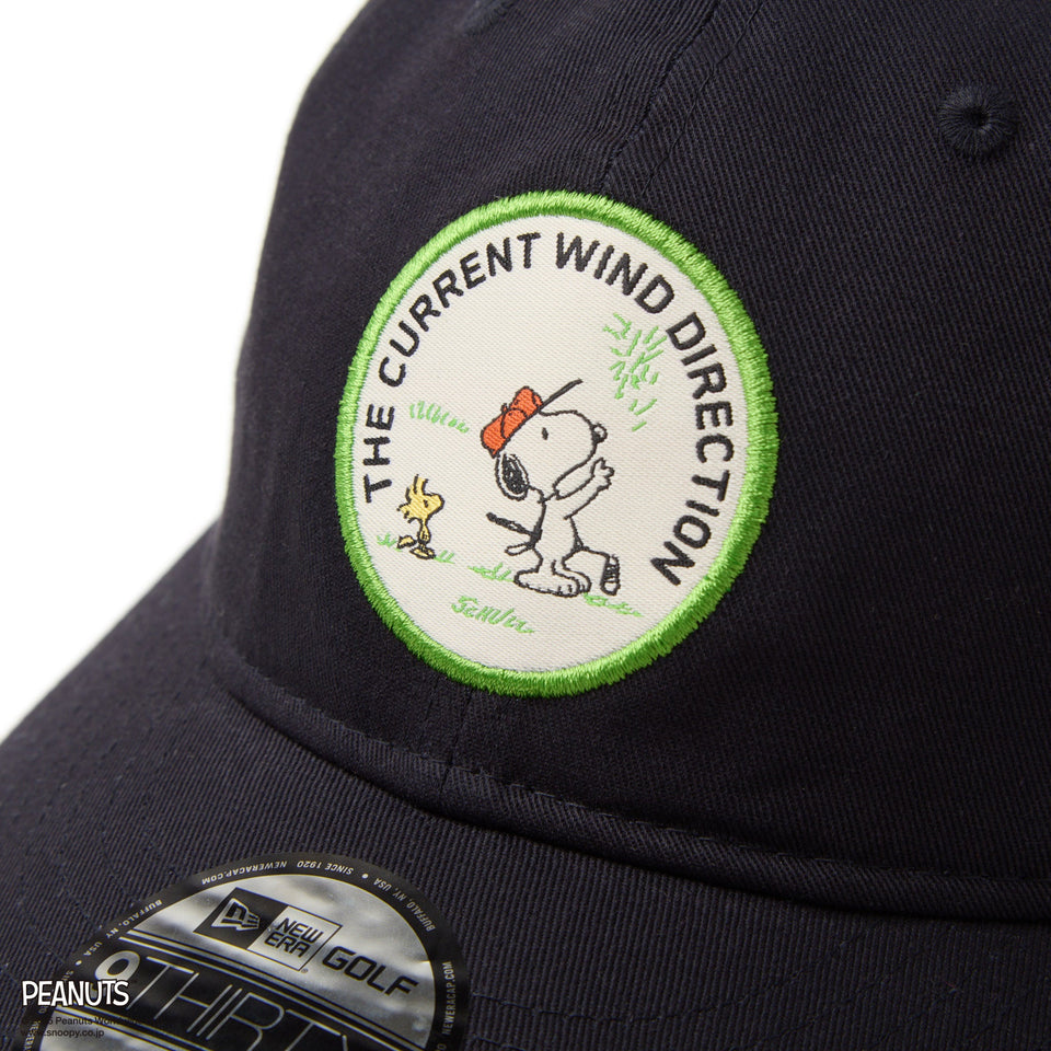 【ゴルフ】9THIRTY PEANUTS ピーナッツ ウーブンパッチ ネイビー - 14432176 - SM | NEW ERA ニューエラ公式オンラインストア