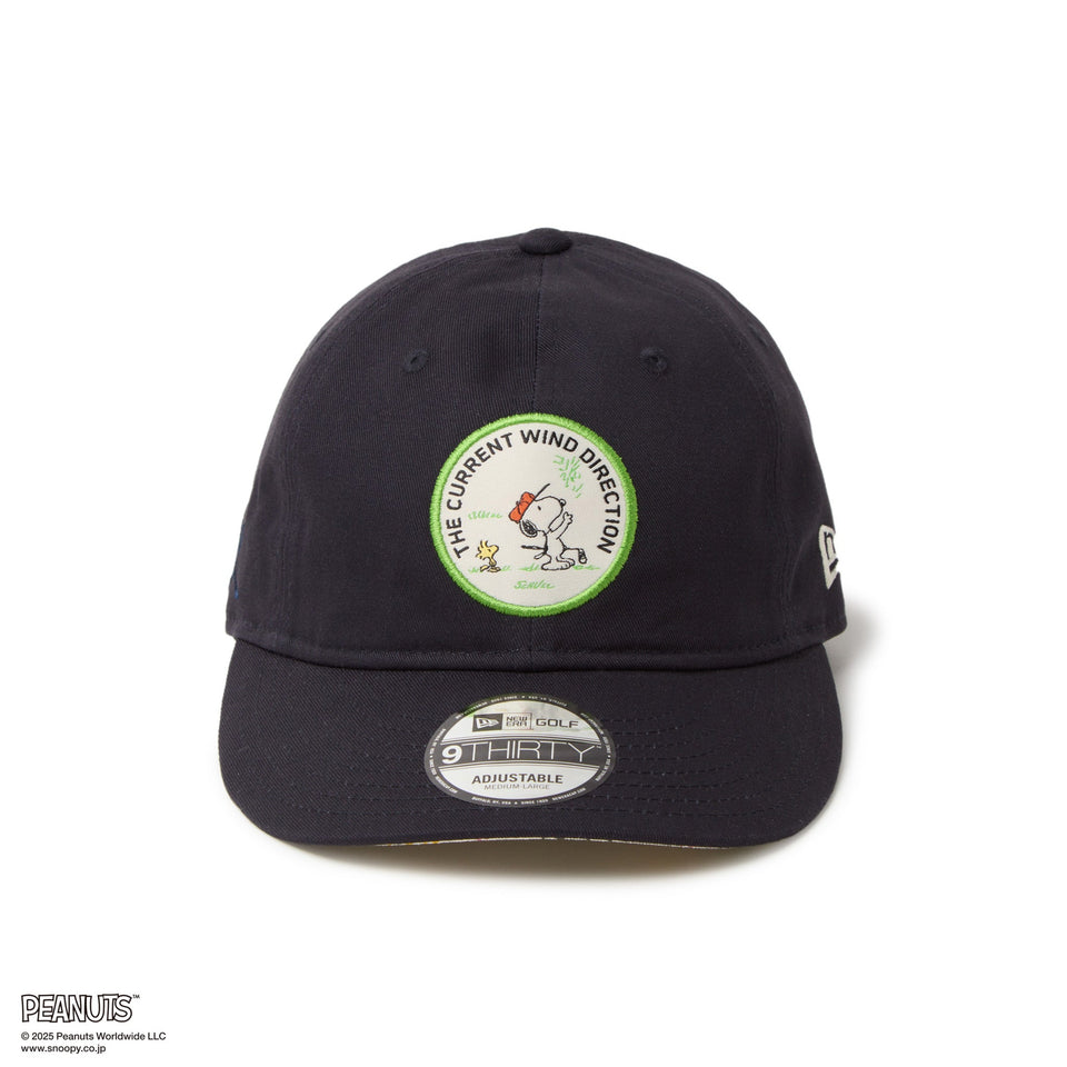 【ゴルフ】9THIRTY PEANUTS ピーナッツ ウーブンパッチ ネイビー - 14432176 - SM | NEW ERA ニューエラ公式オンラインストア