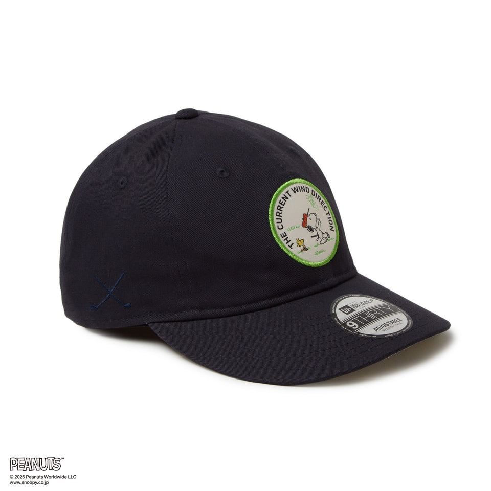 9THIRTY PEANUTS ピーナッツ ウーブンパッチ ネイビー | ゴルフ