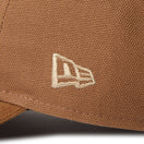 9THIRTY Powered by GORO NAKATSUGAWA（MIN - NANO） ブラウンキャンバス カーキコーデュロイバイザー - 14703376 - SM | NEW ERA ニューエラ公式オンラインストア