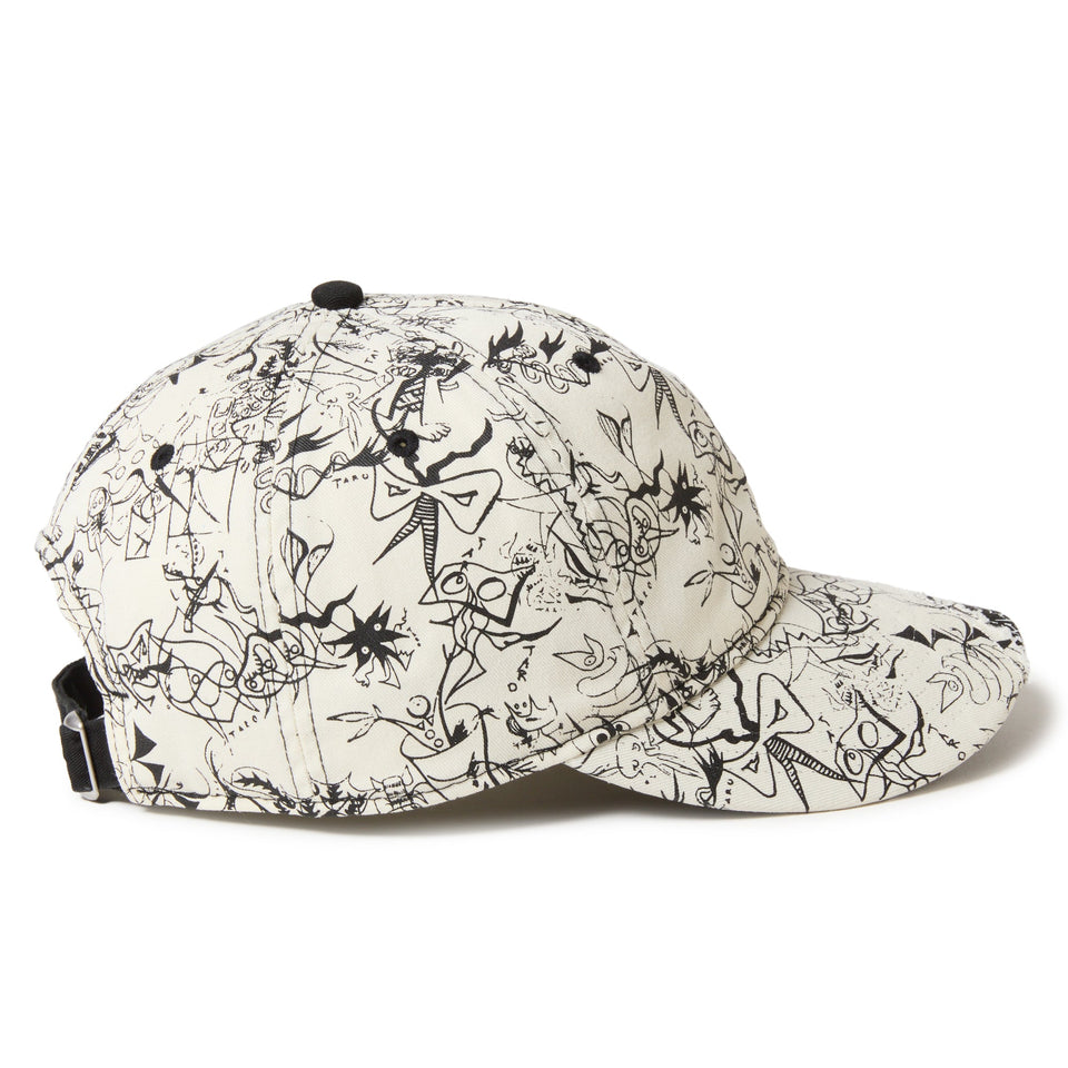 9THIRTY TARO OKAMOTO 岡本太郎 バイザー クロームホワイト/ブラック