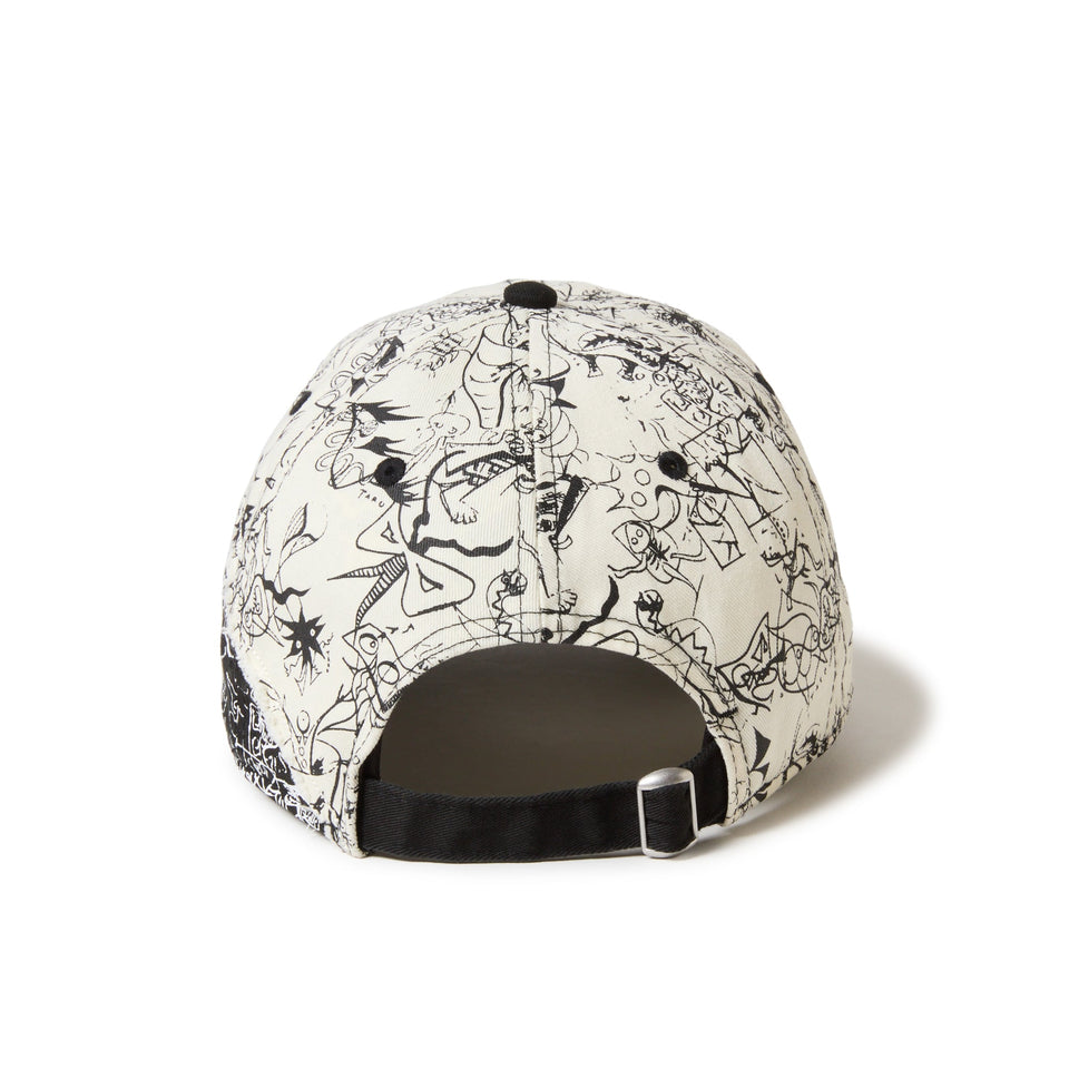 9THIRTY TARO OKAMOTO 岡本太郎 バイザー クロームホワイト/ブラック