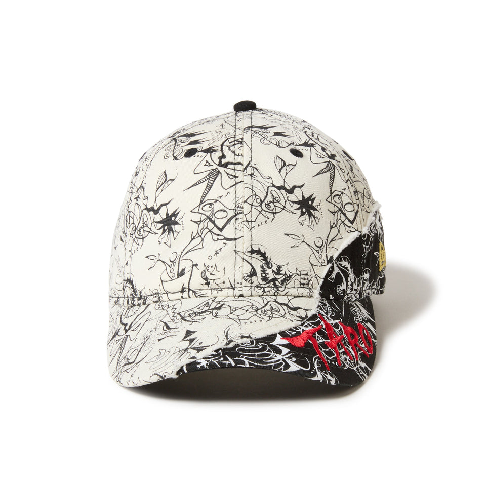 太郎 9THIRTY TARO OKAMOTO 岡本太郎 バイザー クロームホワイト/ブラック