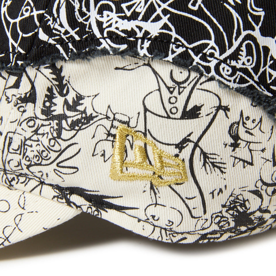 9THIRTY TARO OKAMOTO 岡本太郎 バイザー ブラック/クロームホワイト