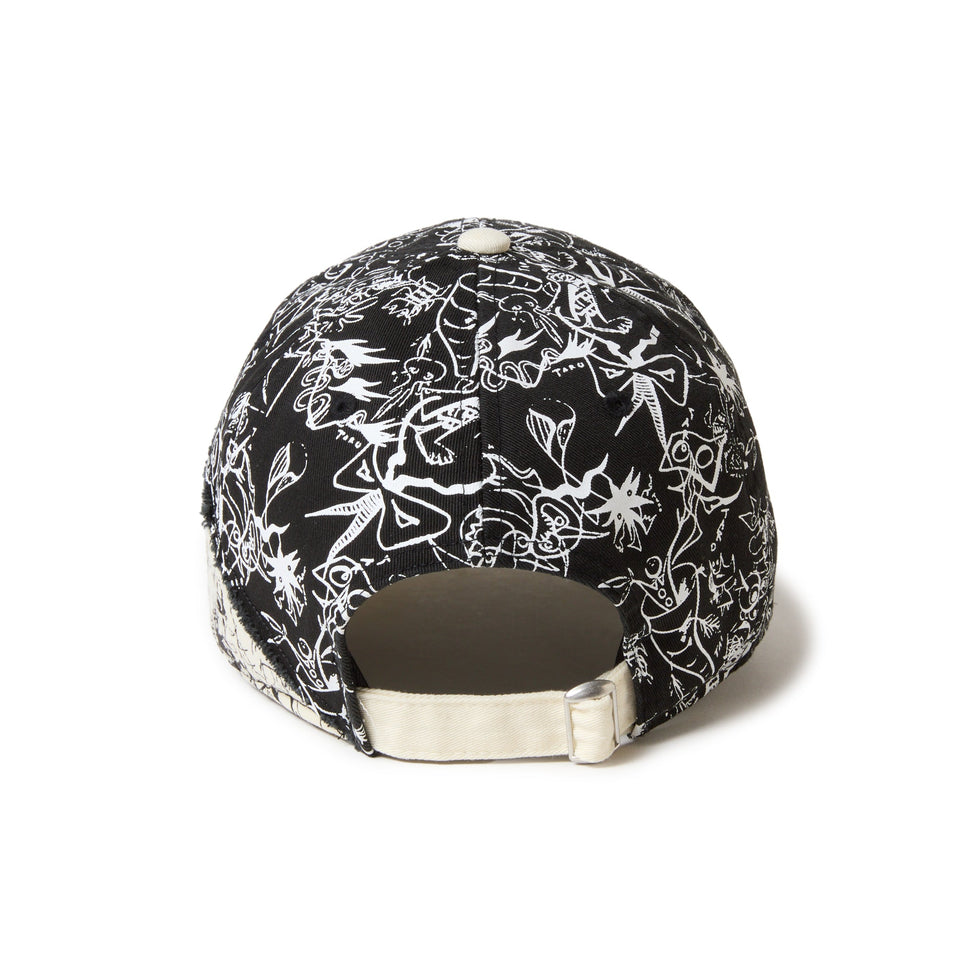 9THIRTY TARO OKAMOTO 岡本太郎 バイザー ブラック/クロームホワイト