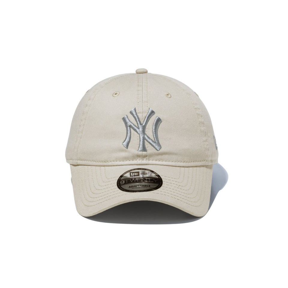 9TWENTY ニューヨーク・ヤンキース ウォッシュドコットン ストーン × クラウド - 14525104 - SM | NEW ERA ニューエラ公式オンラインストア