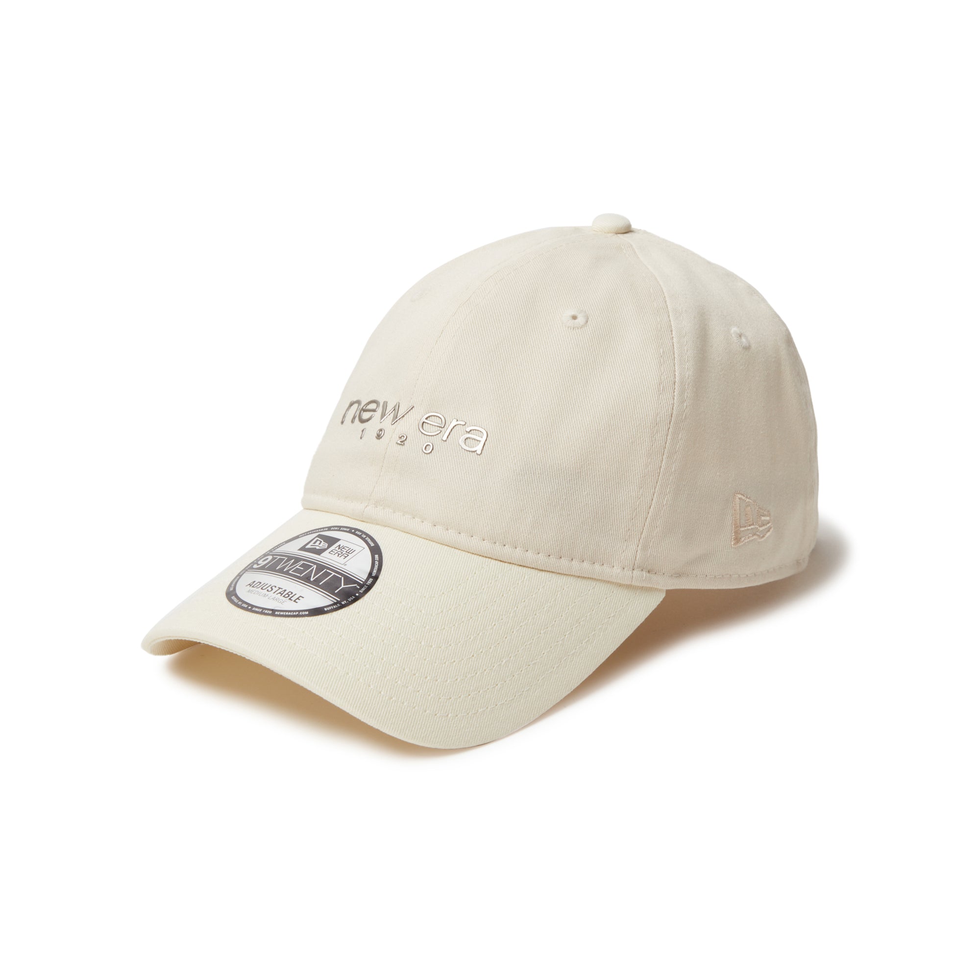 9TWENTY 2-Tone TPUロゴ ライトクリーム ホワイトバイザー