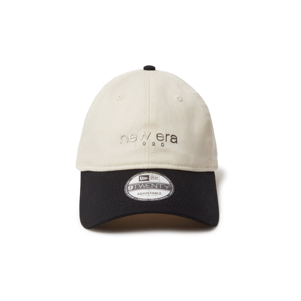 9TWENTY 2 - Tone TPUロゴ ライトクリーム ブラックバイザー - 14388810 - SM | NEW ERA ニューエラ公式オンラインストア
