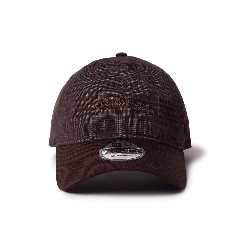 9TWENTY Check Corduroy コーデュロイ バーントウッドチェック - 14668057 - SM | NEW ERA ニューエラ公式オンラインストア
