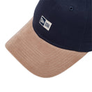 9TWENTY Corduroy ミニ ボックスロゴ ネイビー モカバイザー - 14460923 - OSFM | NEW ERA ニューエラ公式オンラインストア
