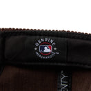 9TWENTY Corduroy コーデュロイ サンディエゴ・パドレス ダークブラウン ブラウンバイザー - 14668027 - SM | NEW ERA ニューエラ公式オンラインストア