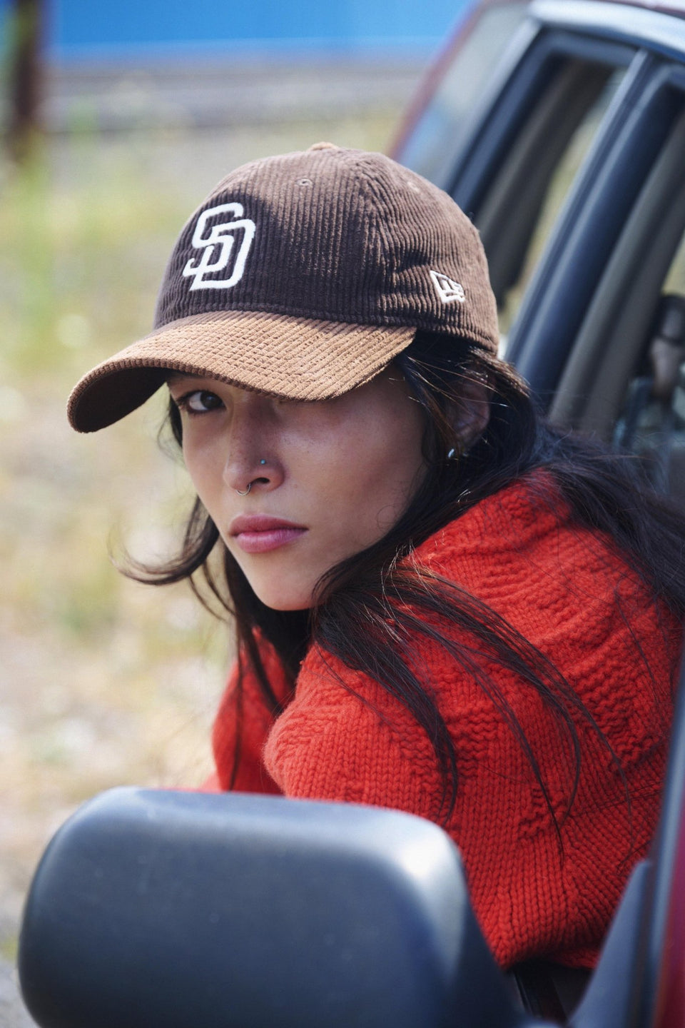 9TWENTY Corduroy コーデュロイ サンディエゴ・パドレス ダークブラウン ブラウンバイザー - 14668027 - SM | NEW ERA ニューエラ公式オンラインストア