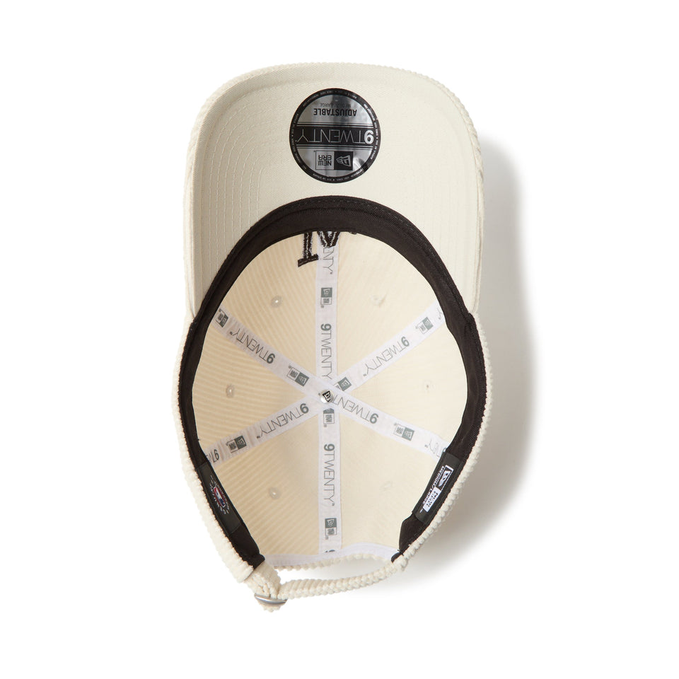 9TWENTY Corduroy コーデュロイ ロサンゼルス・ドジャース アイボリー - 14668031 - SM | NEW ERA ニューエラ公式オンラインストア