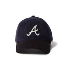 9TWENTY Corduroy コーデュロイ アトランタ・ブレーブス ネイビー ブラックバイザー - 14668032 - SM | NEW ERA ニューエラ公式オンラインストア