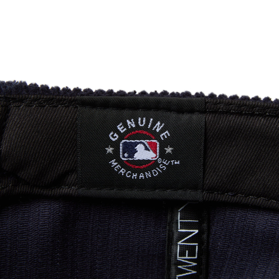 9TWENTY Corduroy コーデュロイ アトランタ・ブレーブス ネイビー ブラックバイザー - 14668032 - SM | NEW ERA ニューエラ公式オンラインストア