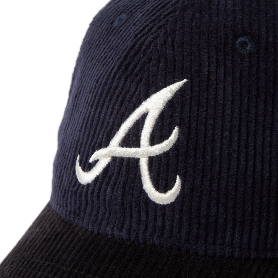 9TWENTY Corduroy コーデュロイ アトランタ・ブレーブス ネイビー ブラックバイザー - 14668032 - SM | NEW ERA ニューエラ公式オンラインストア
