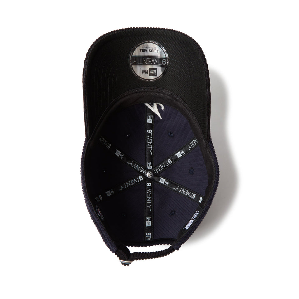 9TWENTY Corduroy コーデュロイ アトランタ・ブレーブス ネイビー ブラックバイザー - 14668032 - SM | NEW ERA ニューエラ公式オンラインストア