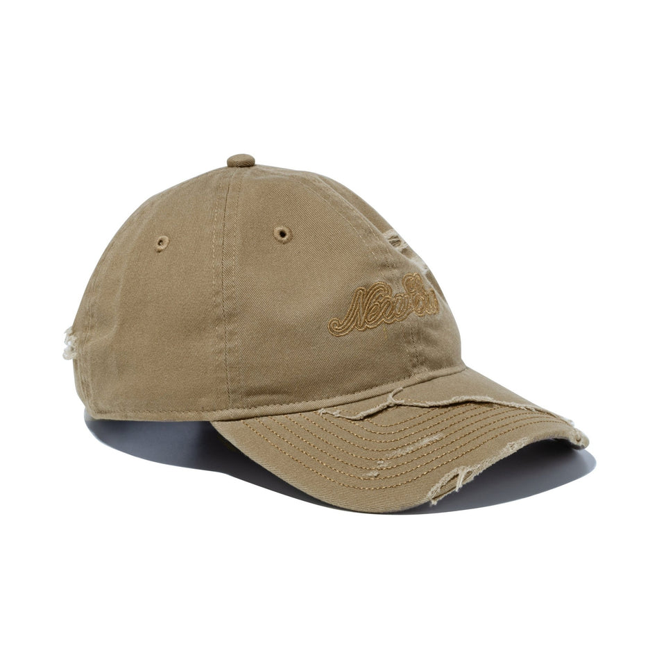 9TWENTY Damaged Series New Era カーキ - 14527598 - SM | NEW ERA ニューエラ公式オンラインストア