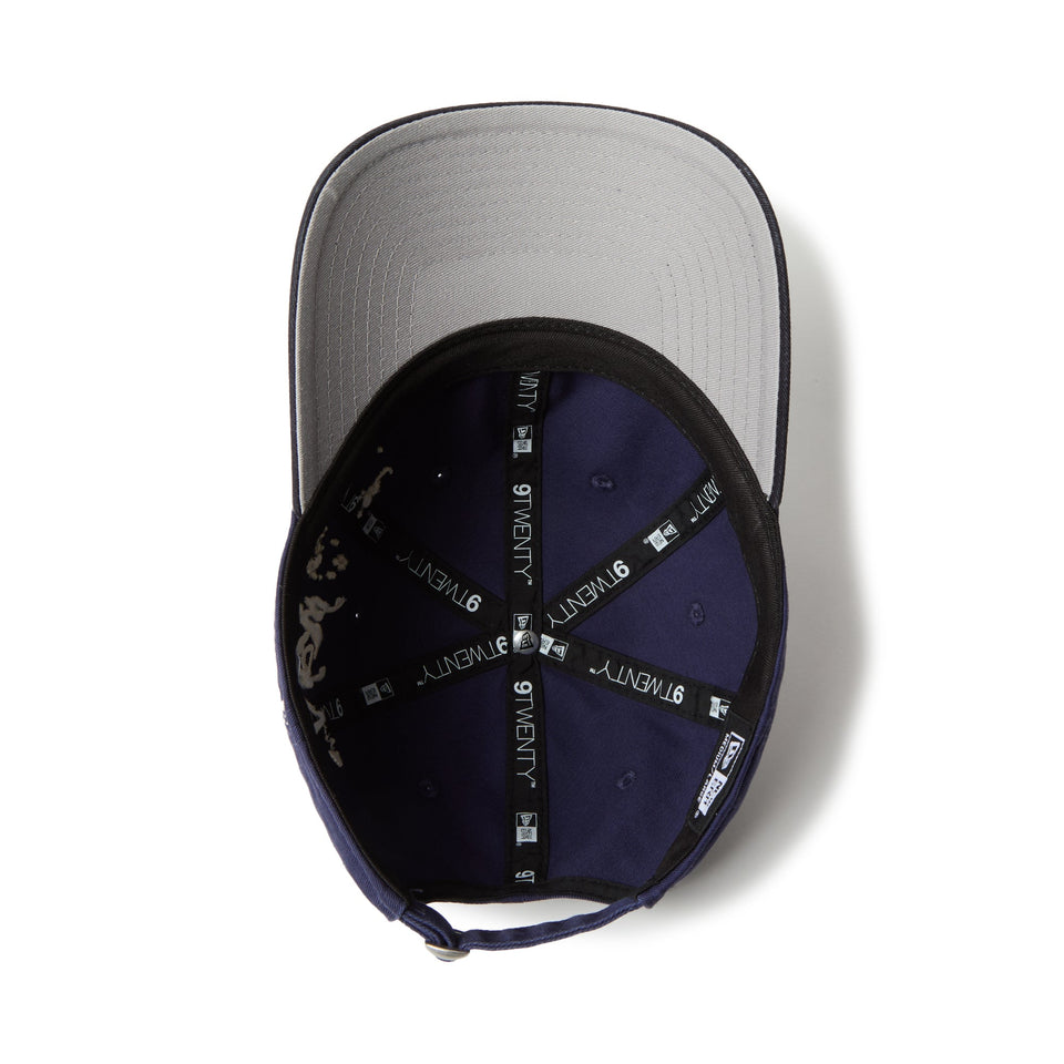 9TWENTY Dripping NEW ERA ライトネイビー ネイビーバイザー