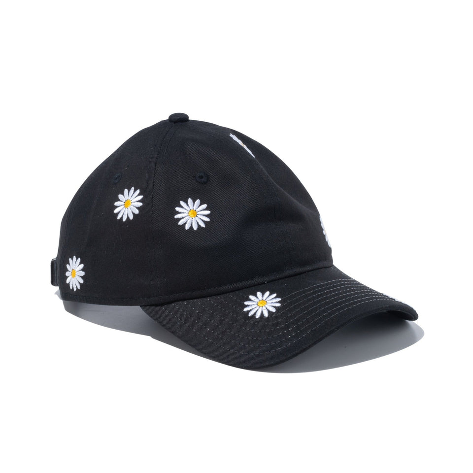 9TWENTY Flower Embroidery ブラック | ニューエラオンラインストア