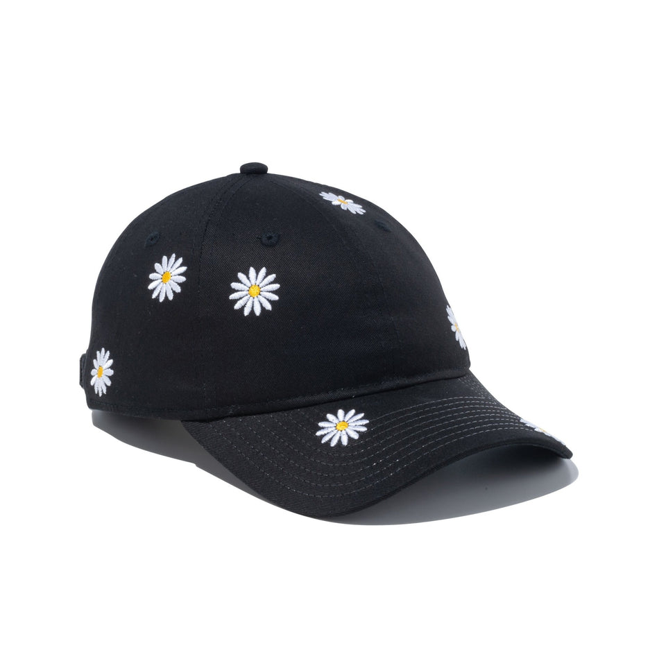 9TWENTY Flower Embroidery ブラック | ニューエラオンラインストア