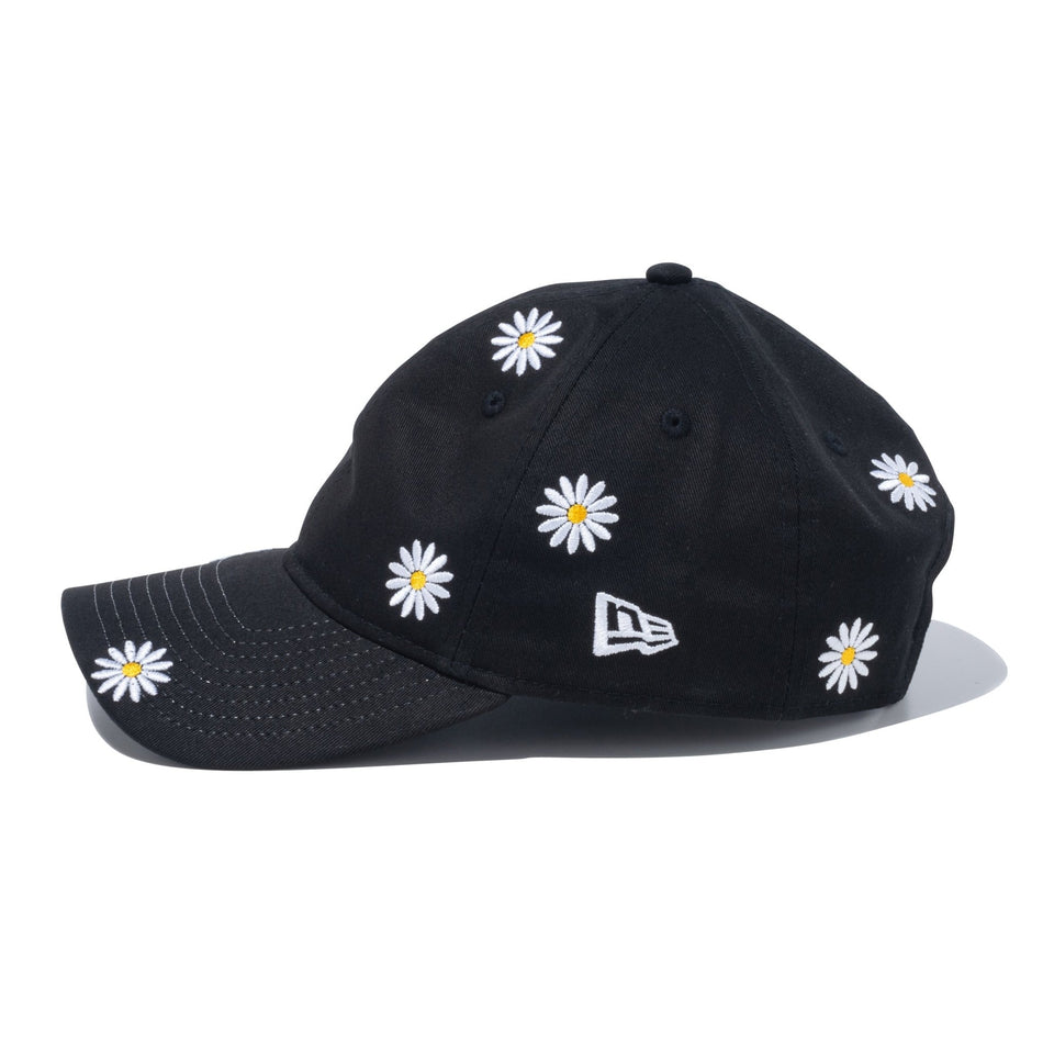9TWENTY Flower Embroidery ブラック - 14109812-OSFM | NEW ERA ニューエラ公式オンラインストア