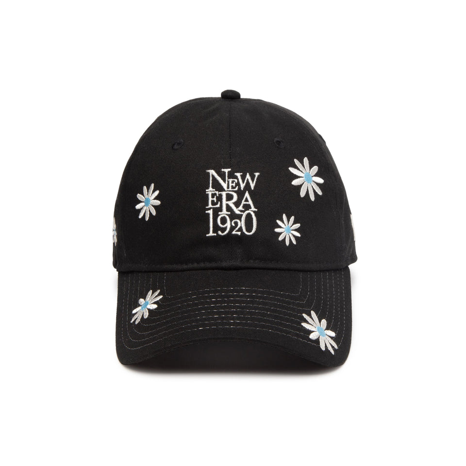 9TWENTY Flower Embroidery NEW ERA 1920 ブラック | ニューエラ 9TWENTY Flower Embroidery NEW ERA 1920 ブラック | ニューエラ