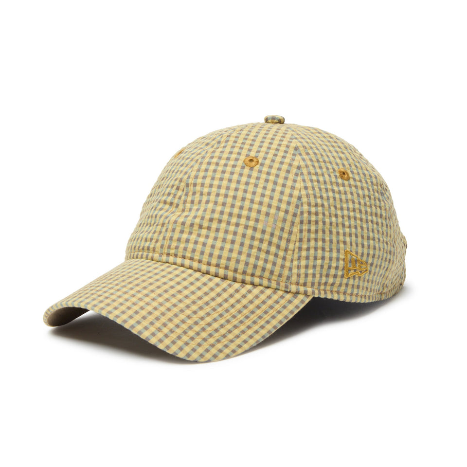 9TWENTY Gingham Check シアサッカー イエロー | ニューエラ
