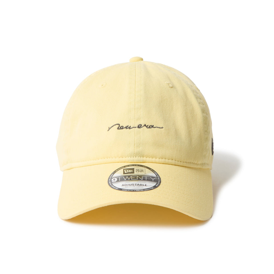 9TWENTY Handwritten Logo ソフトイエロー - 14668047 - SM | NEW ERA ニューエラ公式オンラインストア