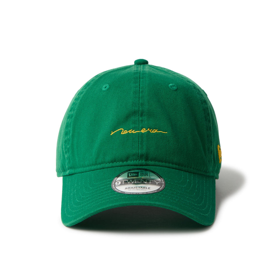 9TWENTY Handwritten Logo ケリーグリーン - 14668050 - SM | NEW ERA ニューエラ公式オンラインストア