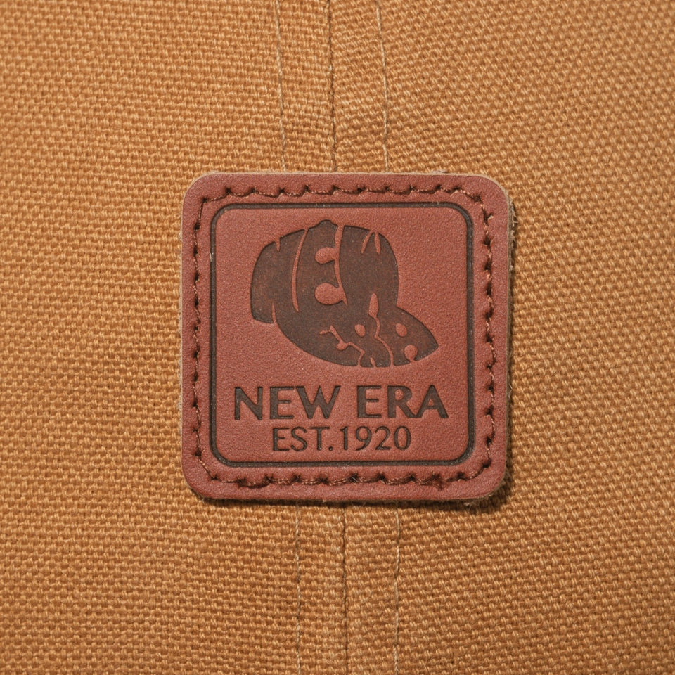 9TWENTY Leather Patch ダックキャンバス ライトブロンズ - 14109826-OSFM | NEW ERA ニューエラ公式オンラインストア