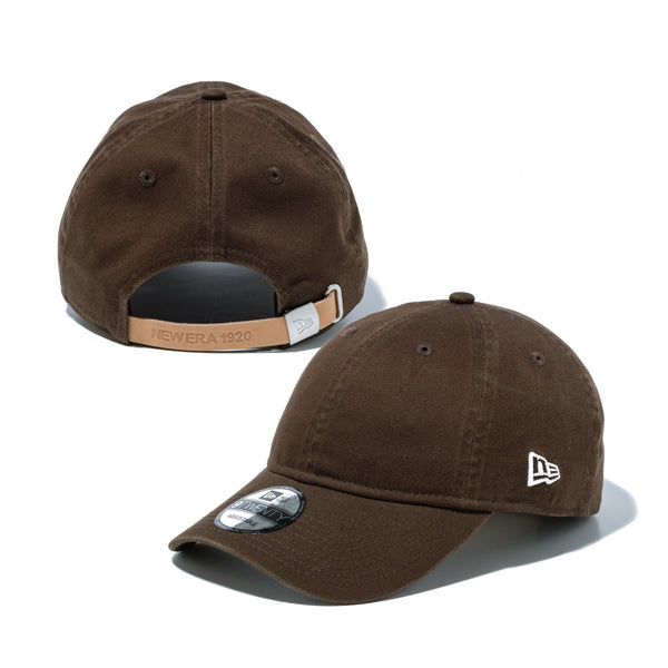 New Era 9TWENTY SDブラウンキャップ　レザー ニューエラ NEW ERA キャップ 帽子 タイプライター メンズ