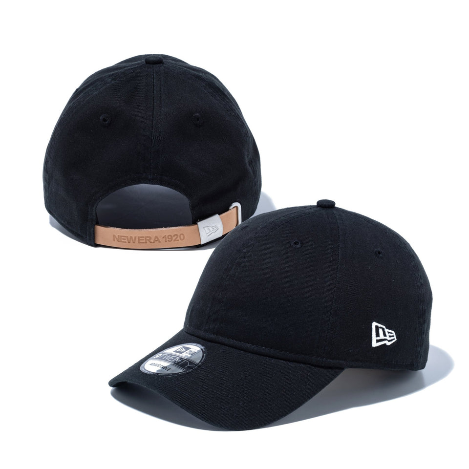 9TWENTY Leather Strap Logo ブラック ニューエラオンラインストア - Main Image